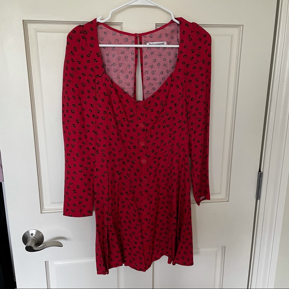 Reformation Long Sleeve Dress Size 2